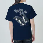 ミナミコアリクイ【のの】の【バックプリント】ちからをよこせ【フェアリーペンギン】 ヘビーウェイトTシャツ