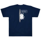 ぺんぎん24の背中から宇宙人(ホワイト) Heavyweight T-Shirt