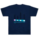 弐千円札サーバー 公式アカウントのなこれるむ海中鉄道ロゴマーク Heavyweight T-Shirt