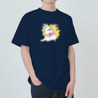 えるポピ・ハッピー・グッズショップのPunch！な謎鳥ちゃん Heavyweight T-Shirt