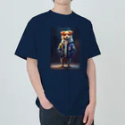 🔥AI art shop🔥のやんちゃな学生風の子犬 Heavyweight T-Shirt