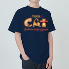 もぺのWord Pixelart “CAT” トラ ヘビーウェイトTシャツ