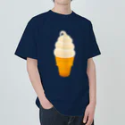 ☀️ひなたぼっくすの🍦光るソフトクリーム ヘビーウェイトTシャツ