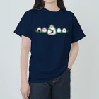 ふろしき文鳥のお店のおにぎりとふろしき文鳥 ヘビーウェイトTシャツ