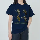 神聖家畜帝国　SUZURI店のドット歩兵　うさぎ Heavyweight T-Shirt