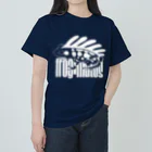 引田玲雄 / Reo Hikitaのカエルメイト_セビレガエル_ホワイトロゴ ヘビーウェイトTシャツ