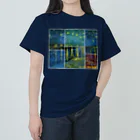 art-Laboのゴッホ 【世界の名画】 ローヌ川の星月夜 ポスト印象派 絵画 美術 art Heavyweight T-Shirt