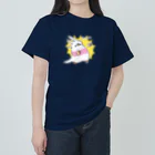 えるポピ・ハッピー・グッズショップのPunch！な謎鳥ちゃん Heavyweight T-Shirt