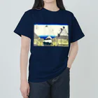 「べらぼう」Tシャツ 「べらぼう」グッズ 浮世絵 北斎 富嶽三十六景 浮世絵Tシャツ 浮世絵グッズの江都駿河町三井見世略図 / 葛飾北斎 Heavyweight T-Shirt