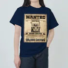 野良猫は星空の夢を見るのWANTED ハート泥棒（舌をだす猫） Heavyweight T-Shirt