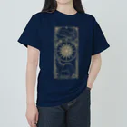 甘漏り屋の星月白夜の狼梟 ヘビーウェイトTシャツ