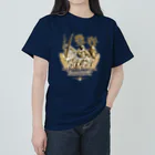 “すずめのおみせ” SUZURI店のスズメ×豊作 Heavyweight T-Shirt