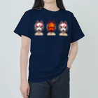 月が輝くこんな夜にの狐兄弟 ヘビーウェイトTシャツ