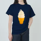 ☀️ひなたぼっくすの🍦光るソフトクリーム ヘビーウェイトTシャツ