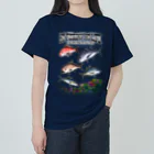 猫と釣り人のFISHING_S5C ヘビーウェイトTシャツ