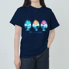 ひのいろ研究室　購買部の星屑のかき氷 ヘビーウェイトTシャツ