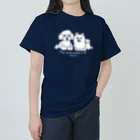 イラスト MONYAAT のToypoo ＆Pome B ヘビーウェイトTシャツ