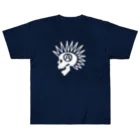 QUQU_WORKSのモヒカンスカル ホワイト Heavyweight T-Shirt