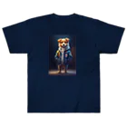 🔥AI art shop🔥のやんちゃな学生風の子犬 Heavyweight T-Shirt