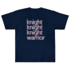 アルカナマイル SUZURI店 (高橋マイル)元ネコマイル店の3 knights,1 warrior(English ver.) Heavyweight T-Shirt