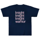 アルカナマイル SUZURI店 (高橋マイル)元ネコマイル店の3 knights,1 warrior(English ver.) ヘビーウェイトTシャツ