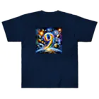 Super_Bluemoonの神秘的な数字 No.9🎵 ヘビーウェイトTシャツ