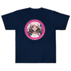 AI Girls Creationの近未来美少女💖 ヘビーウェイトTシャツ