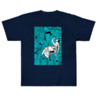 Cordelia　SUZURI分室のGERDA "Collage green" Heavyweight T-Shirt