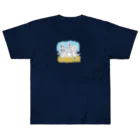 Beautiful Earthの海ゴミに悩むアザラシ3兄弟 Heavyweight T-Shirt