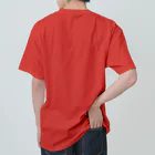 Cocotte Mottoのコスモスと文鳥 Heavyweight T-Shirt