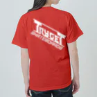 TRYGETサンプル実験中のTRYGET 赤 ヘビーウェイトTシャツ