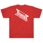 TRYGETサンプル実験中のTRYGET 赤 ヘビーウェイトTシャツ