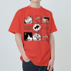 焦豆堂の七つの大罪（猫）カラー版 Heavyweight T-Shirt