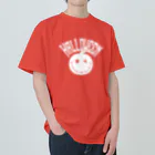 サトオのハロウィン白文字かぼちゃ アーク ジャック・オー・ランタン Heavyweight T-Shirt