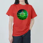 💖宇宙整体♪🌈♪こころからだチャンネル♪💖のマヤ文明の記憶 ヘビーウェイトTシャツ