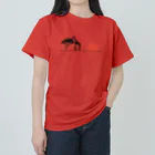 TOKA-ATLのアフリカの夕暮れ　No.3 ヘビーウェイトTシャツ