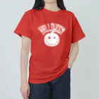 サトオのハロウィン白文字かぼちゃ アーク ジャック・オー・ランタン Heavyweight T-Shirt