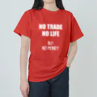 ニポトレ本舗☆投資家とトレーダーに捧ぐのNO TRADE NO LIFE ノートレード・ノーライフ Heavyweight T-Shirt