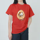 ミケタマのミケタマ  殻 ヘビーウェイトTシャツ