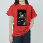 art-laboratory 絵画、芸術グッズの我が子を食らうサトゥルヌス 食人 ヘビーウェイトTシャツ