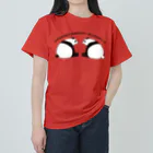 サトウノリコ*のパンダの尻尾、黒か白か？【繁体】【黒】 ヘビーウェイトTシャツ