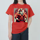 Akahito@AIイラストショップのサタン・サンタ Heavyweight T-Shirt