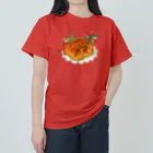 segasworksのローストチキンとトラちゃん ヘビーウェイトTシャツ