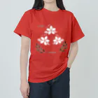 花馬〜Hanauma〜のプルメリアさん ヘビーウェイトTシャツ