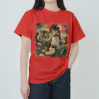 MistyStarkの虎と少女 Heavyweight T-Shirt