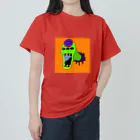 ブッダマシーンの止まれ大三元くん（オレンジ） ヘビーウェイトTシャツ