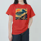 日本の風景 COOL JAPANの日本の風景:富士吉田市で見られる絶景、 Heavyweight T-Shirt