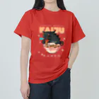 World_Teesのレトロアニメ怪獣ラーメン  ヘビーウェイトTシャツ