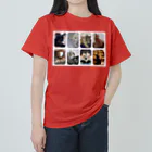 サーバルさんと仲良し家族😻のにゃんこ大集合 Heavyweight T-Shirt