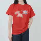 nanaqsaの獅子と牡丹 Heavyweight T-Shirt